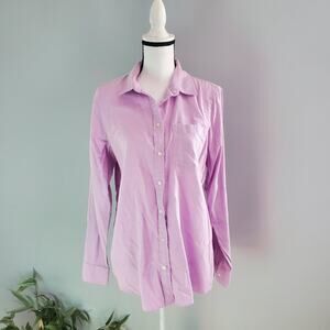 Banana Republic Purple Dillon Button Down Shirt L